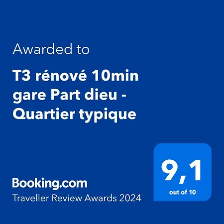 T3 Renove 10Min Gare Part Dieu - Quartier Typique Lyon Buitenkant foto