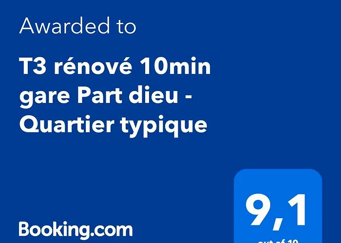 T3 Renove 10Min Gare Part Dieu - Quartier Typique